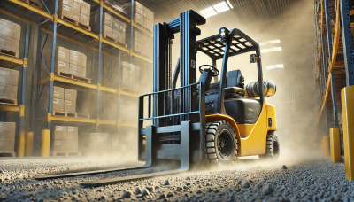 Защита вилочных погрузчиков от пыли